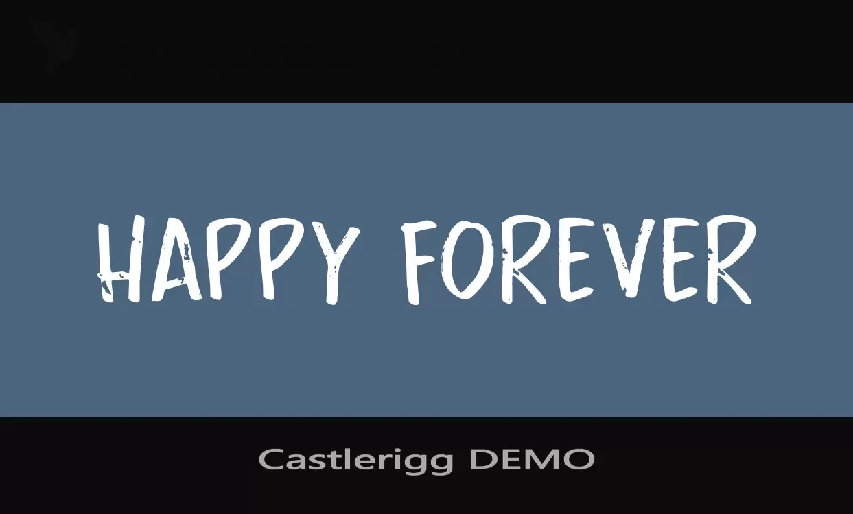 「Castlerigg-DEMO」字体效果图