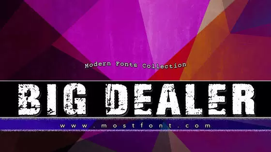 Typographic Design of Big-Dealer