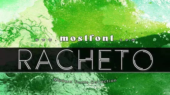 Typographic Design of Racheto