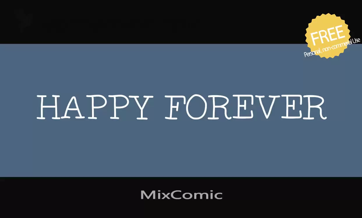 Sample of MixComic