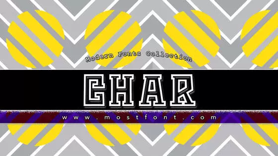 「Char」字体排版样式