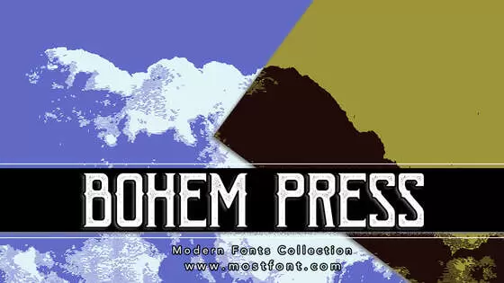 Typographic Design of Bohem-Press
