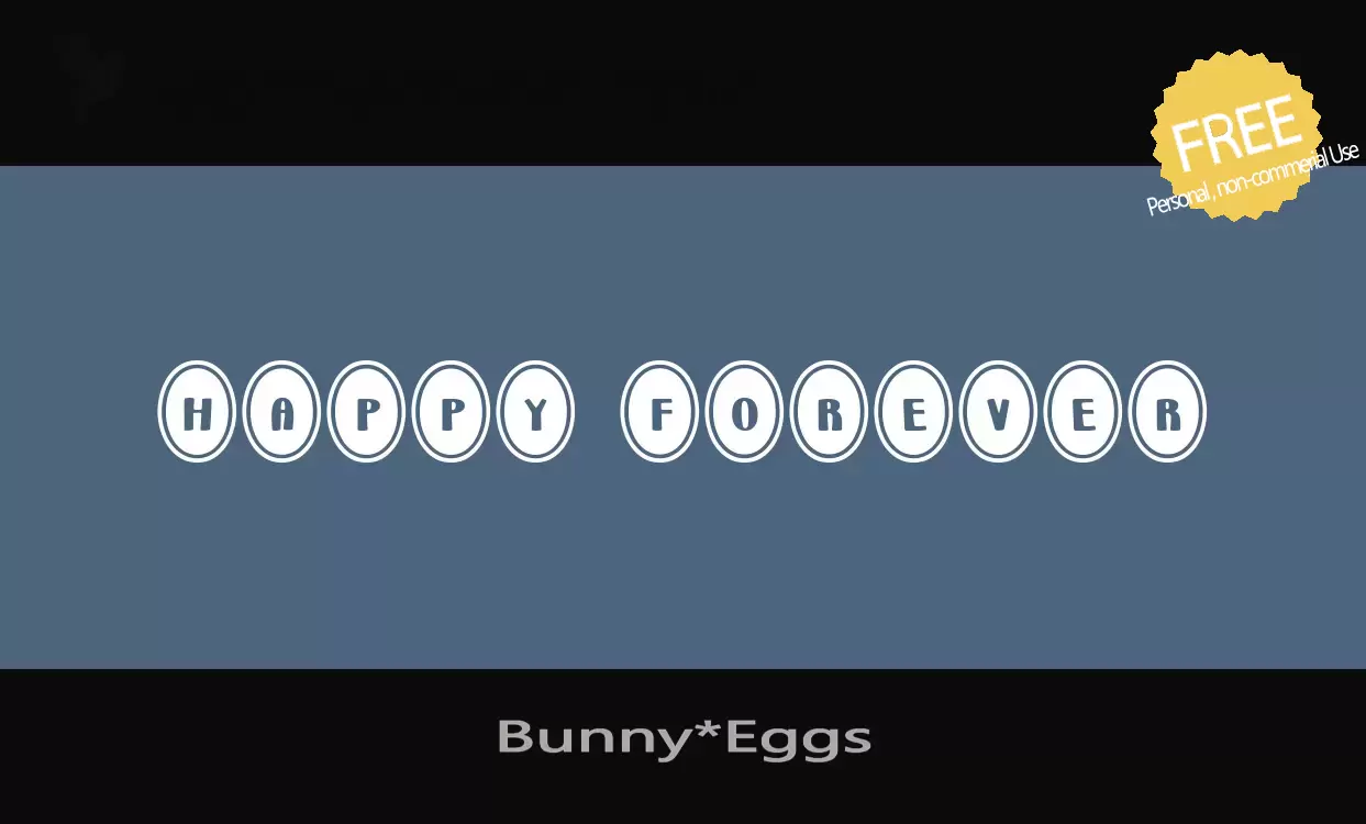 Sample of Bunny*Eggs