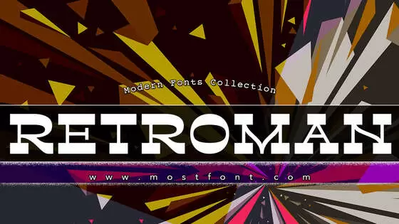 Typographic Design of Retroman