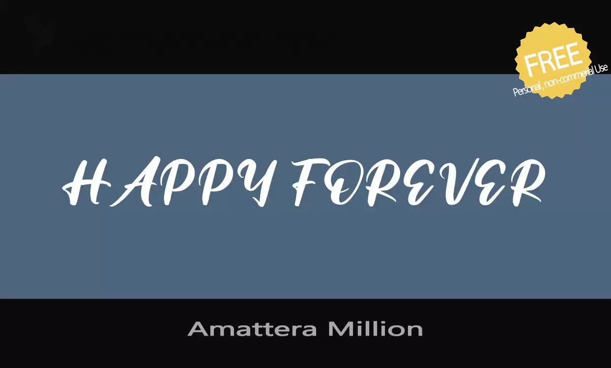 Sample of Amattera-Million