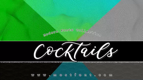 Typographic Design of Cocktails