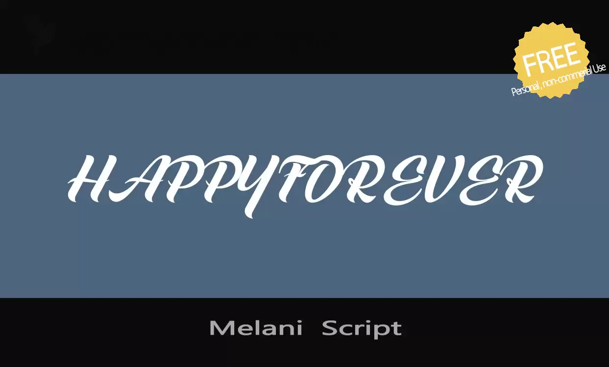 Sample of Melani--Script