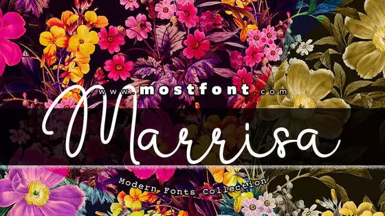 Typographic Design of Marrisa