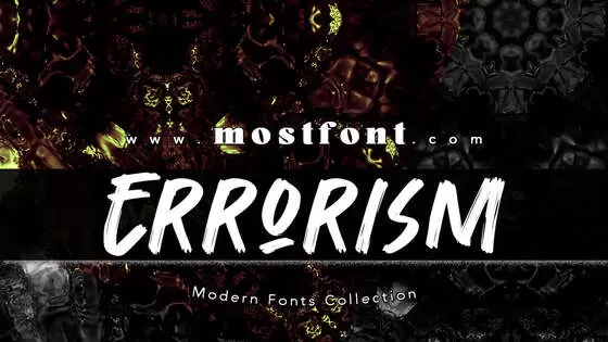 「Errorism」字体排版图片