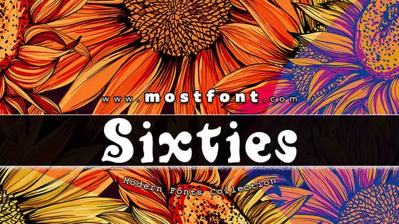 「Sixties」字体排版样式