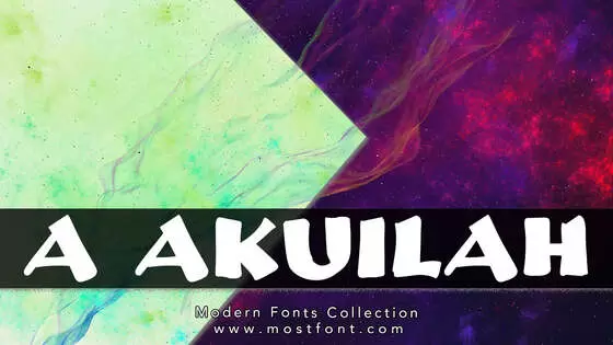 Typographic Design of A-Akuilah