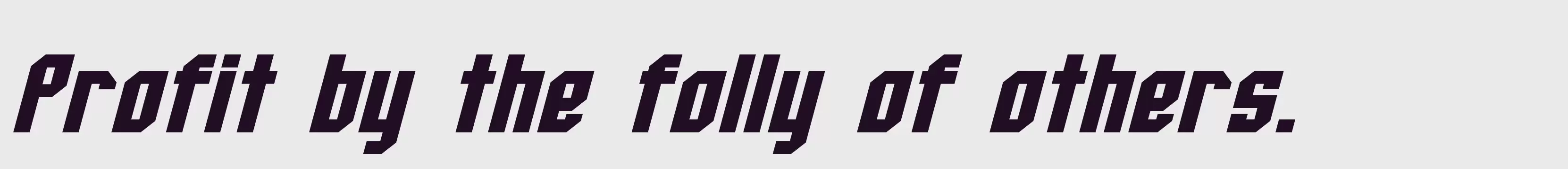 「Whitestone Bold Italic」字体效果图