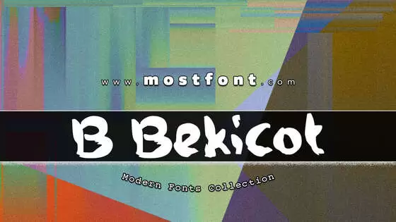 Typographic Design of B-Bekicot