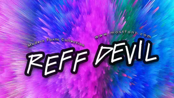 Typographic Design of ReFf-DEvIl