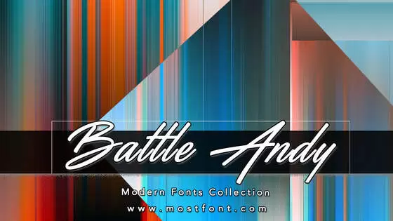 「Battle-Andy」字体排版样式