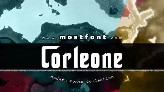 Typographic Design of Corleone
