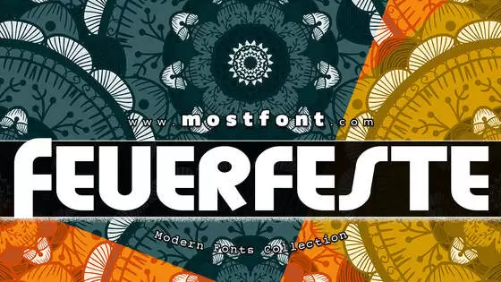 「Feuerfeste」字体排版样式