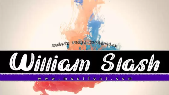 Typographic Design of William-Slash