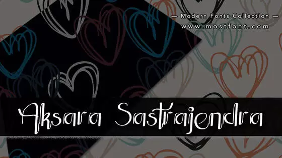 Typographic Design of Aksara-Sastrajendra