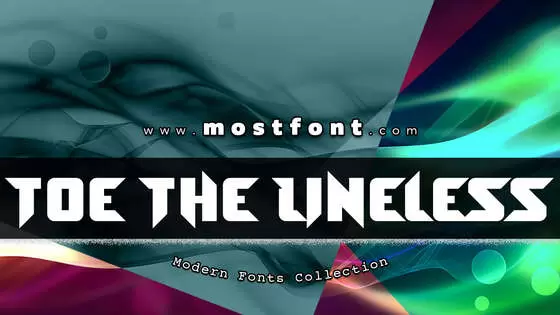 Typographic Design of Toe-The-Lineless