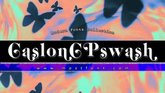 Typographic Design of CaslonCPswash