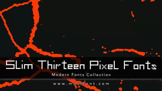 Typographic Design of Slim-Thirteen-Pixel-Fonts