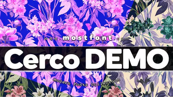Typographic Design of Cerco-DEMO