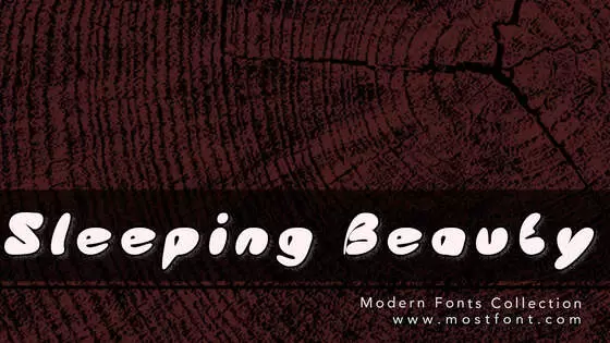 「Sleeping-Beauty」字体排版样式