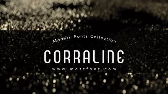 「CORRALINE」字体排版图片