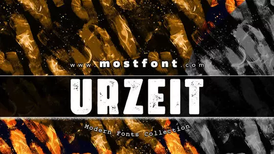 Typographic Design of Urzeit-