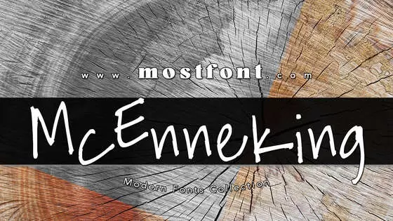 「McEnneking」字体排版图片