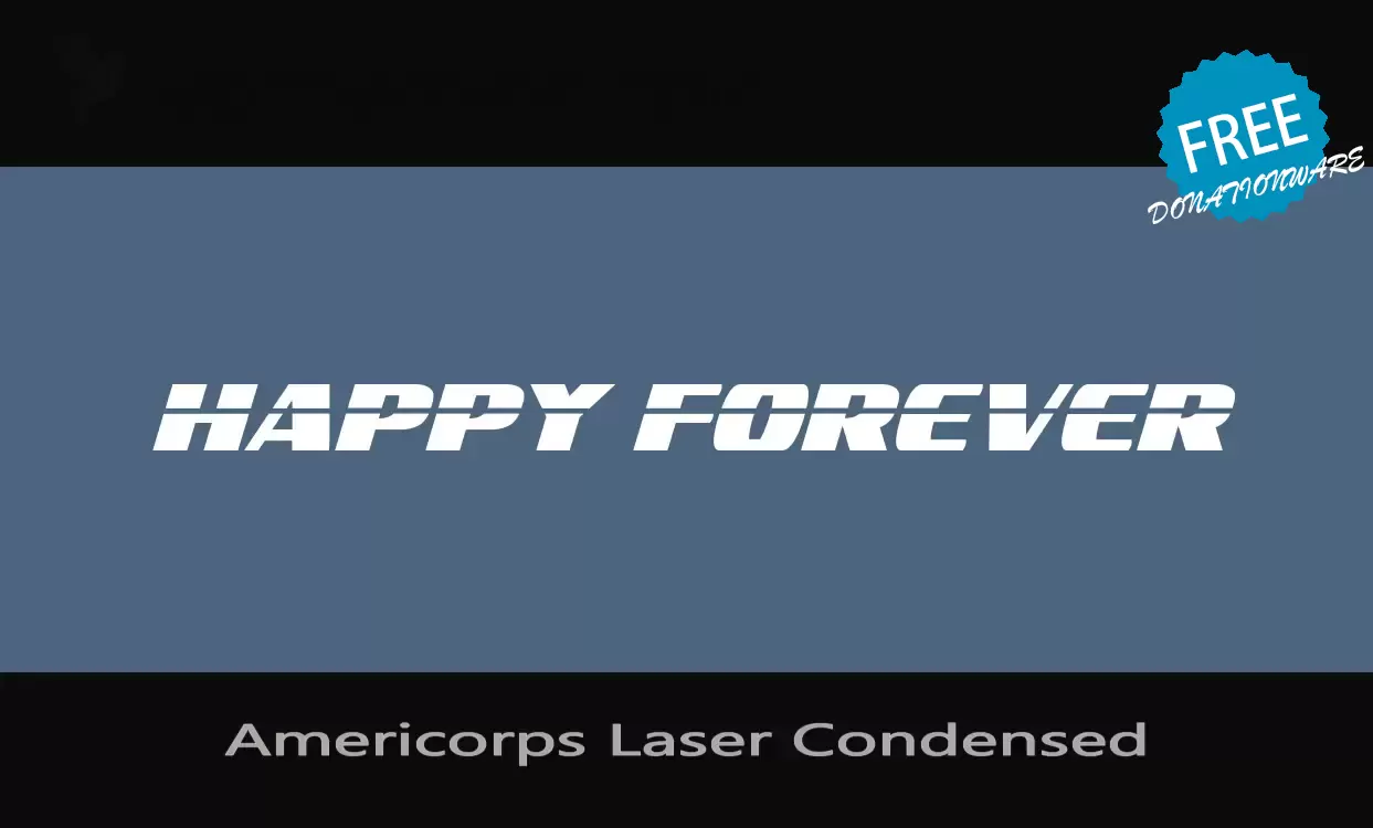 Sample of Americorps-Laser-Condensed