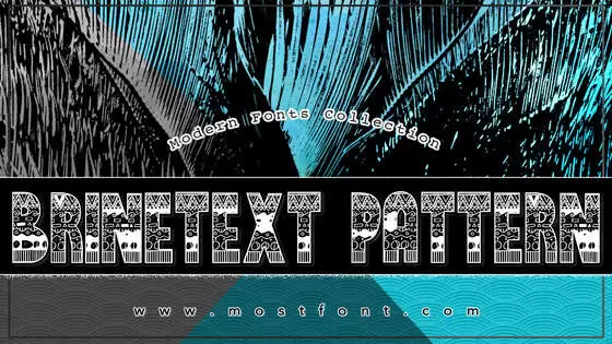 Typographic Design of Brinetext-Pattern