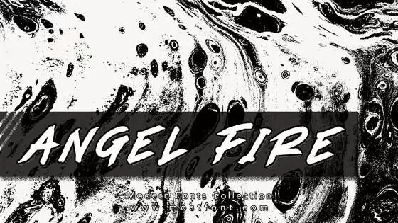 Typographic Design of ANGEL-FIRE