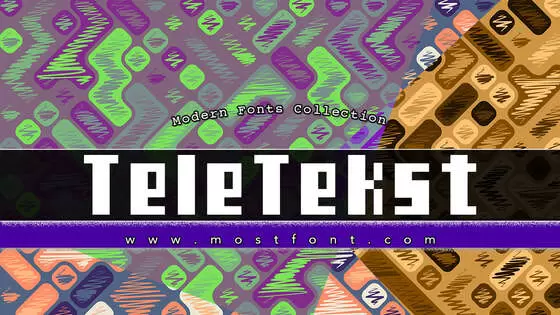 「TeleTekst」字体排版样式