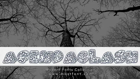 「AgendaClash」字体排版图片