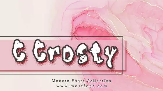 Typographic Design of C-Crosty