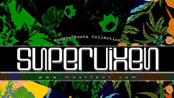 Typographic Design of Supervixen