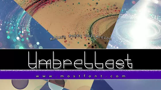 Typographic Design of Umbrellast
