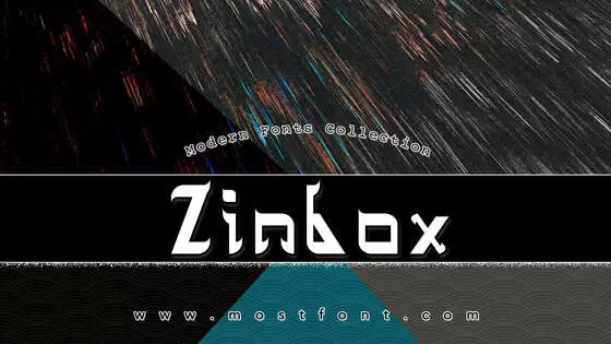 「Zinbox」字体排版样式