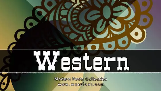 Typographic Design of Western