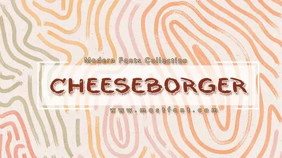Typographic Design of Cheeseborger