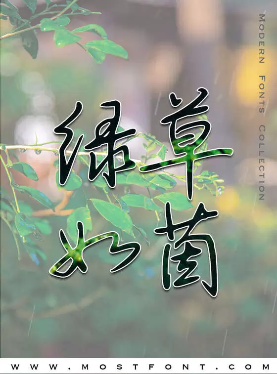 Typographic Design of 钟齐陈伟勋硬笔行楷简