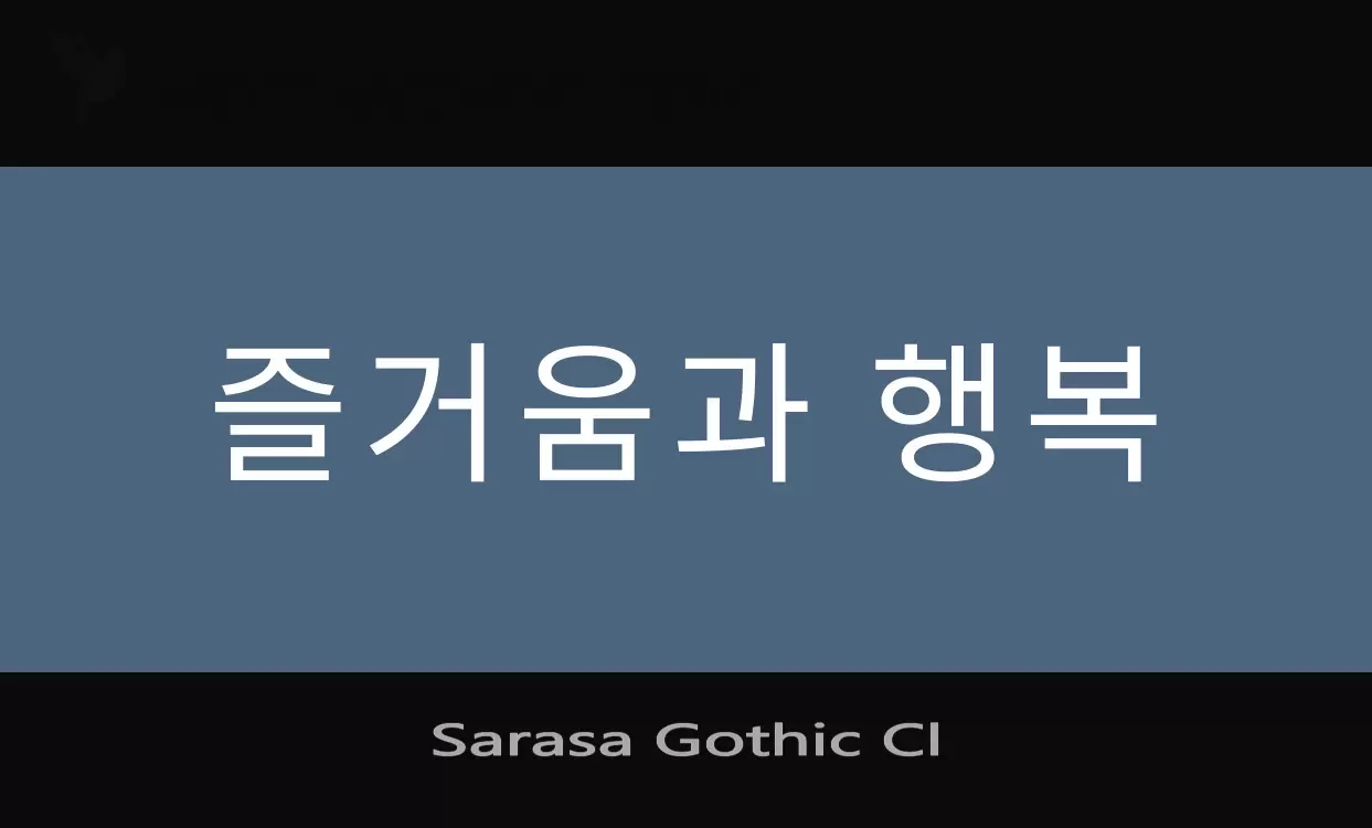 「Sarasa-Gothic-Cl」字体效果图