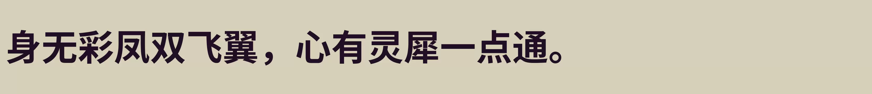 「Bold」字体效果图