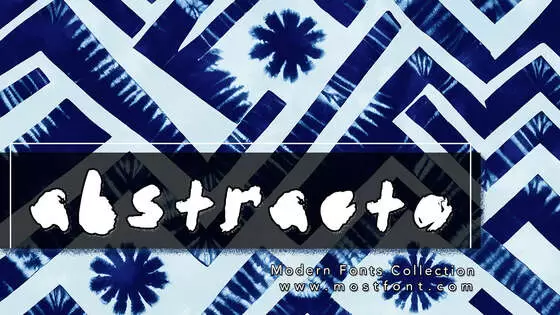 Typographic Design of Abstracto