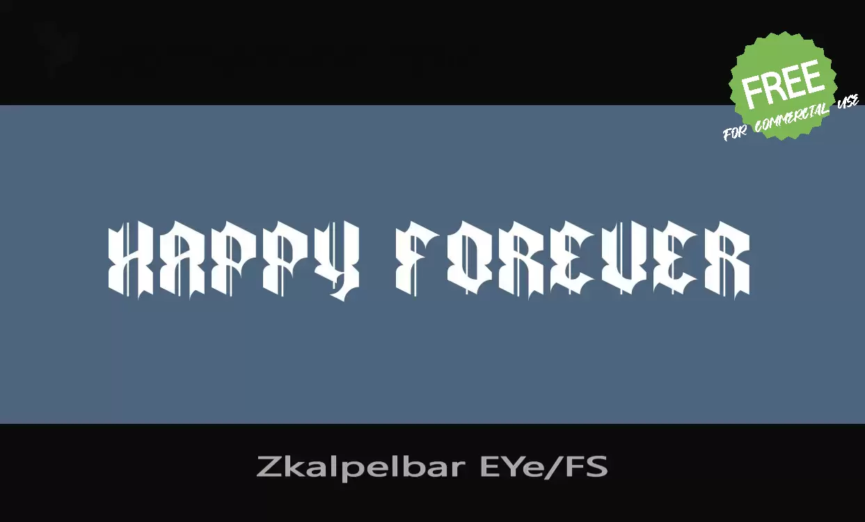 Sample of Zkalpelbar-EYe/FS