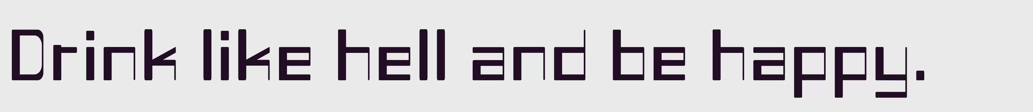 「LightCondensed」字体效果图