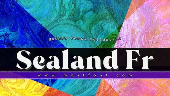 「Sealand-Fr」字体排版图片