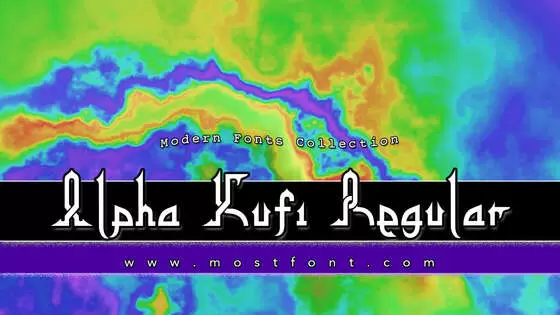 「Alpha-Kufi-Regular」字体排版样式